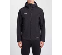 MAMMUT Giacca tecnica Crater IV HS in Gore-Tex con cappuccio e zip L Nero