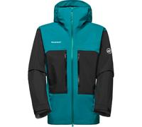 Mammut - Giacca tecnica impermeabile e traspirante - Taiss HS Hooded Jacket Men Deep Teal Black per Uomo in Pelle - Taglia M - Verde
