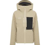 Mammut - Giacca termica da sci isolante e impermeabile - Stoney HS Thermo Hooded Jacket Men Sablun Black per Uomo - Taglia L - Beige