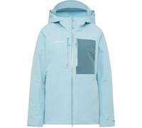 Mammut - Giacca termica da sci isolante e impermeabile - Stoney HS Thermo Hooded Jacket Women Nebla Strata per Donne - Taglia M - Grigio