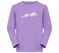 Mammut - Kid's Mammut Core Longsleeve Logo - Maglia a manica lunga 128 lilla