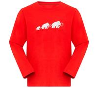 Mammut - Kid's Mammut Core Longsleeve Logo - Maglia a manica lunga 128 rosso