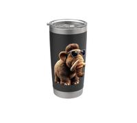 Mammut Lanoso Animale con proboscide Mammut Bicchiere termico in acciaio inox doppia parete