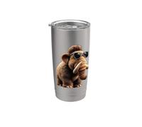 Mammut Lanoso Animale con proboscide Mammut Bicchiere termico in acciaio inox doppia parete