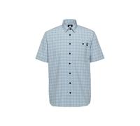Mammut - Camicia leggera, comprimibile e con protezione UV - Lenni Shirt Men Nebla Tschiel per Uomo in Poliestere Riciclato - Taglia XL - Grigio
