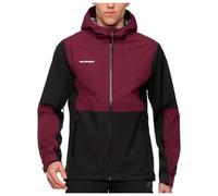 Mammut - Linard Guide Hardshell Hooded Jacket - Giacca antipioggia L nero/rosso