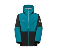 Mammut Linard Guide HS - Giacca con cappuccio da uomo BLACK-DEEP TEAL