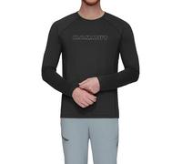 Mammut Logo da Uomo a Manica Lunga Selun FL, Nero, L