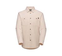 Mammut Maglietta a Maniche Lunghe Alvra Undyed da Uomo Marrone Chiaro M