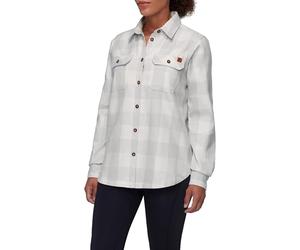 Mammut Maglietta a Maniche Lunghe Tamaro da Donna Bianco-Platino S