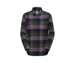 Mammut Maglietta a Maniche Lunghe Trovat da Donna Flux-Dark Marsh M