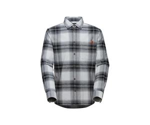 Mammut Maglietta a Maniche Lunghe Trovat da Uomo Platino-Nera M