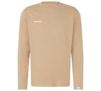 Mammut - Mammut Base Longsleeve T-Shirt Mini Logo - Maglia a manica lunga L beige