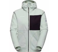 Mammut - Pile da escursionismo da donna - Tamaro ML Hooded Jacket Women Silver Sage Black per Donne in Poliestere Riciclato - Taglia XS - Verde