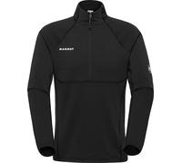 Mammut - Pile elasticizzato con Polartec® zip - Taiss ML Half Zip Pull Men Black per Uomo in Poliestere Riciclato - Taglia XL - Nero