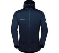 Mammut - Pile leggero elasticizzato con zip - Taiss Light ML Hooded Jacket Men Marine per Uomo in Poliestere Riciclato - Taglia L - Blu navy