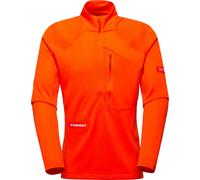 Mammut - Pile traspirante con zip - Eiger Nordwand Advanced FL Half Zip Pull Men Eiger Orange per Uomo - Taglia L - Arancione