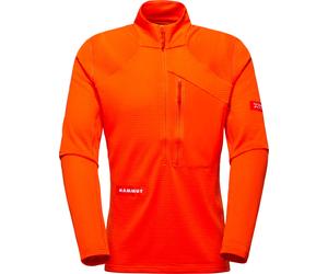 Mammut - Pile traspirante con zip - Eiger Nordwand Advanced FL Half Zip Pull Men Eiger Orange per Uomo - Taglia M - Arancione