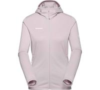 Mammut - Polaire de randonnée à capuche en Polartec® Power Stretch® Pro - Aconcagua Light ML Hooded Jacket Women Alpine Calamint per Donne in Nylon - Taglia XS - Bianco