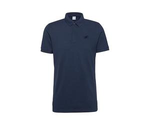 Mammut Polo da Uomo con Logo Blu Marino XL