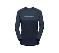 Mammut Selun FL Logo da Donna a Maniche Lunghe Marine XS