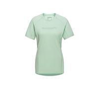 Mammut Selun FL - Maglietta da Donna con Logo, Verde Menta, S