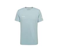 Mammut - T-shirt da escursionismo traspirante e leggero - Selun FL T Shirt Men Nebla per Uomo in Poliestere Riciclato - Taglia L - Blu