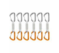Rinvio con fettuccia Express Mammut Sender 12 cm grigio arancio (pack da 6)