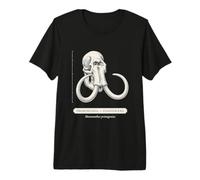 Mammut Skull Paleontologia Ice Age Fossile Maglietta Premium