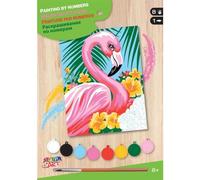 Mammut Spiel & Geschenk SEQUIN ART - Targhetta con numero fenicottero.