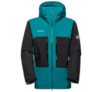 Mammut - Taiss Hardshell Hooded Jacket - Giacca antipioggia L turchese/nero