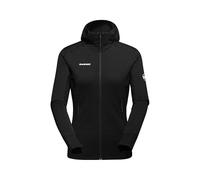 Mammut Taiss Light ML Hooded Jacket Women | Giacca in Pile Sportiva da Montagna da Donna con Zip e Cappuccio | Nero, M