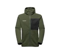 Mammut Tamaro ML Hooded Jacket Men | Giacca Midlayer da Uomo con Zip e Cappuccio per la Montagna | Dark Marsh-Black, XXL