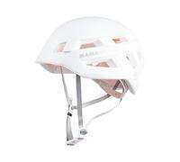 Mammut Trasmettitore Crag, Casco da Arrampicata Leggero con Rinforzi in Kevlar Uomo, Bianco, 52-57 Centimetri
