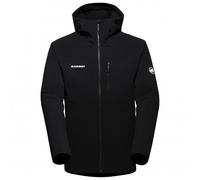 Giacca softshell da uomo Mammut Ultimate Comfort SO con cappuccio nero (S)