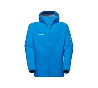 Mammut Ultimate Comfort SO Hooded Jacket Men | Giacca Softshell da Uomo con Cappuccio | Glacier Blue, XL