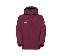 Mammut Ultimate Comfort SO Hooded Jacket Men | Giacca Softshell da Uomo con Cappuccio | Vin, XL