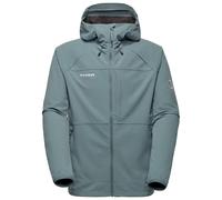 Mammut - Ultimate Comfort Softshell Hooded Jacket - Giacca softshell L turchese