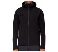 Mammut Ultimate Comfort SO Hooded Jacket Men | Giacca Softshell da Uomo con Cappuccio | Nero, S