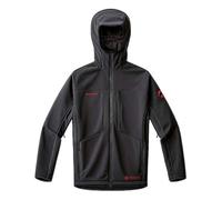Mammut Ultimate VIII SO Hooded Jacket Men 25 Years | Giacca Softshell da Uomo Antivento con Cappuccio | Nero, S