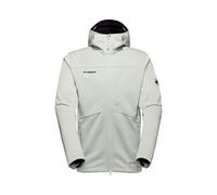 Mammut Ultimate VIII SO Hooded Jacket Men | Giacca Softshell da Uomo Antivento con Cappuccio | Silver Sage, XL