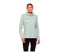 Mammut Ultimate VIII SO Hooded Jacket Women | Giacca Softshell da Donna Antivento con Cappuccio | Silver Sage, S