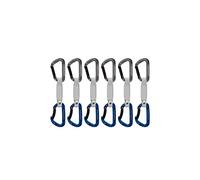 Mammut Workhorse Keylock 12 cm 6-Pack Quickdraws Grey/Blue Straight Gate/Bent Gate 12 cm