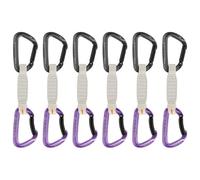 Mammut - Workhorse Keylock Quickdraws - Rinvio 17 cm - Straight Gate / Bent Gate Key bianco
