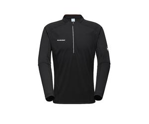 MAMMUT Zipshirt da uomo Aenergy per escursioni nero | XL