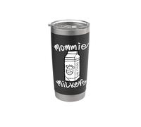MAMMY MAMMY MILKERS FUNNY PALESTRA SOLLEVAMENTO LATTE SANA NUOVA MAMMA Bicchiere termico in acciaio inox doppia parete