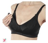 MAMMY REGGISENO MICROFIBRA ALLATTAMENTO BLACK 4D