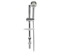 M'Amo RUIMAMOQ3 Giglio Saliscendi Curvo con Doccetta a 3 Funzioni e con Porta Sapone