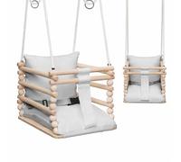 MAMOI Altalena 3 in 1 per neonati con imbracatura di sicurezza - altalena per bambini da 6 a 36 mesi, max. 20 kg, uso interno