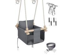 MAMOI® Altalena neonato per bambini, Altalene di legno da interno, Dondolo a porta da casa, Altalena design scandinavo a partire, Baby swing